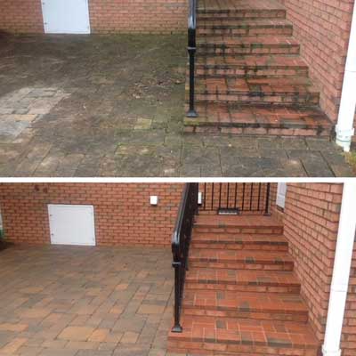 brick and pavers cleaning