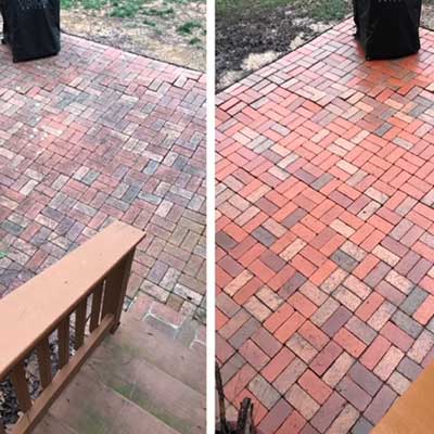 brick and pavers cleaning